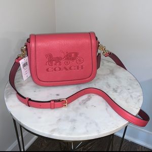 NWT Coach Saddle Bag with Horse and Carriage
